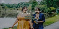 Homepage of the custom Showit website designed for Erin Gage Photography, a Maine wedding photographer serving New England with romantic, film-inspired wedding photography.