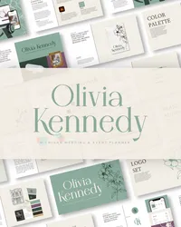 Olivia Kennedy visual identity by brand deisgner Erika Maram 1