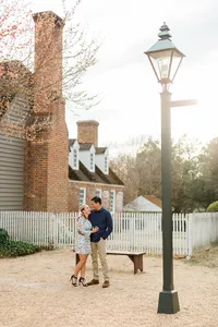 Colonial Williamsburg Classy Couples Photos Engagement Session
