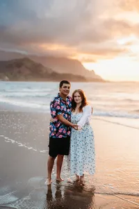 Hanalei Pier Engagement Photographer-35