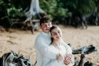 hanea beach couples shoot engagement modest orthodox-40
