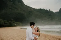 surprise proposal at tunnels beach kauai-31