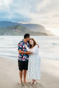 Hanalei Pier Engagement Photographer-27
