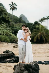 surprise proposal at tunnels beach kauai-50