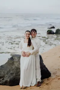 hanea beach couples shoot engagement modest orthodox-49