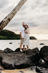 Anini Beach Kauai Couples Photography