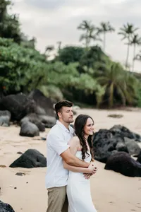 cannons beach couples shoot north shore kauai engagement-28