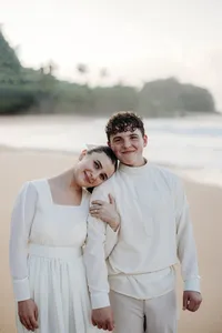hanea beach couples shoot engagement modest orthodox-59