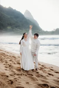 hanea beach couples shoot engagement modest orthodox-23