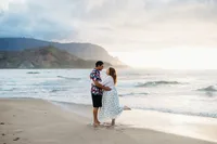 Hanalei Pier Engagement Photographer-10