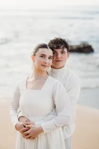 hanea beach couples shoot engagement modest orthodox-68