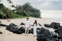 cannons beach couples shoot north shore kauai engagement-24