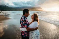 Hanalei Pier Engagement Photographer