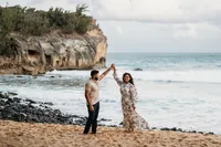 Surprise Proposal Engagement at Shipwreck Beach Hyatt Poipu-6