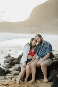 tunnels beach maternity lifestyle session haena kauai-4