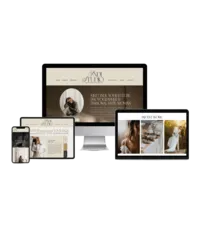 Neutral Flat Lay Business Card Mockup Instagram Post