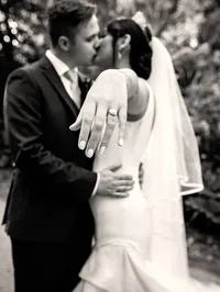 Wedding shot in Peterborough Ontario