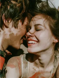 Joyful Outdoor Couple