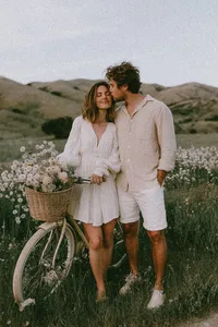 Romantic Meadow Scene