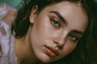 Close-up Portrait of a Human Face-2