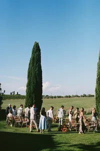 Rome wedding ceremony on a sunny day