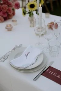 Reception table details