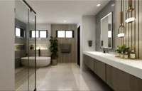 Primary Bath with double vanities