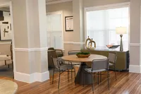 clubhouse layout with dining furniture
