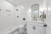 custom tile in guest bathrooom