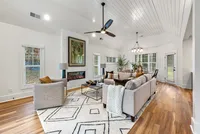 shiplap modern fireplace