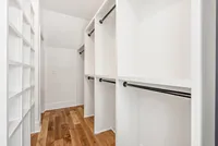 walkin closet hanging space