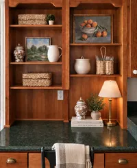 Lakehouse Kitchen Shelves