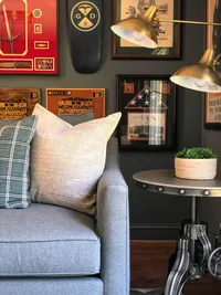 Masculine interior design project by Patina Design Co. McLean, VA