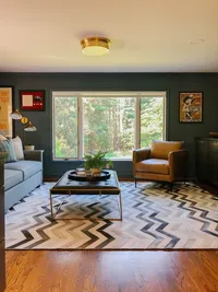 Masculine interior design project by Patina Design Co. McLean, VA
