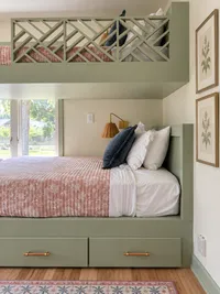 Soft Green Bunkroom 3