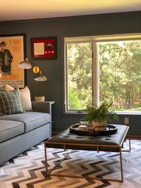 Masculine interior design project by Patina Design Co. McLean, VA