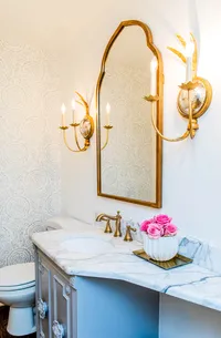 French inspired powder bath