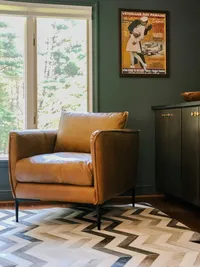 Masculine interior design project by Patina Design Co. McLean, VA