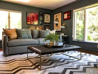 Masculine interior design project by Patina Design Co. McLean, VA