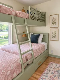 Soft Green Bunkroom 4
