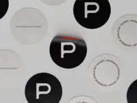 Circle Sticker Mockup 1