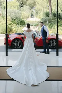 hochzeitsfotograf-cap-ferrat-braut-brautigam-sportwagen