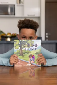 Little boy with The Grump Hump