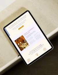 Mockup tablette site internet nos moments sensemble
