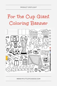 For the Cup - Giant Coloring Banner