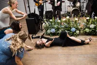 Guests dancing on the floor late into the night