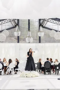 Violinist Playing during luxury reception