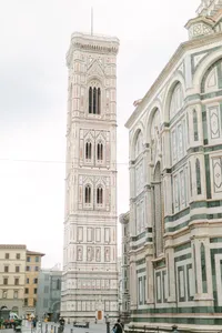 Florence Cathedral and Giotto’s Bell Tower – iconic Italy wedding destination backdrop for romantic celebrations in Tuscany.