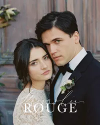 Kohnur bride with soft natural makeup, nude lipstick, and subtle eye shadow in lace gown, romantic outdoor editorial wedding theme featured on Magnolia Rouge at Allegretto Vineyard Resort in Paso Robles, California