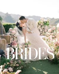 Kohnur gave Megan a luminous timeless wedding makeup look and soft, flowing romantic wedding hairstyle for her outdoor garden wedding at Cielo Farms in Malibu, CA.